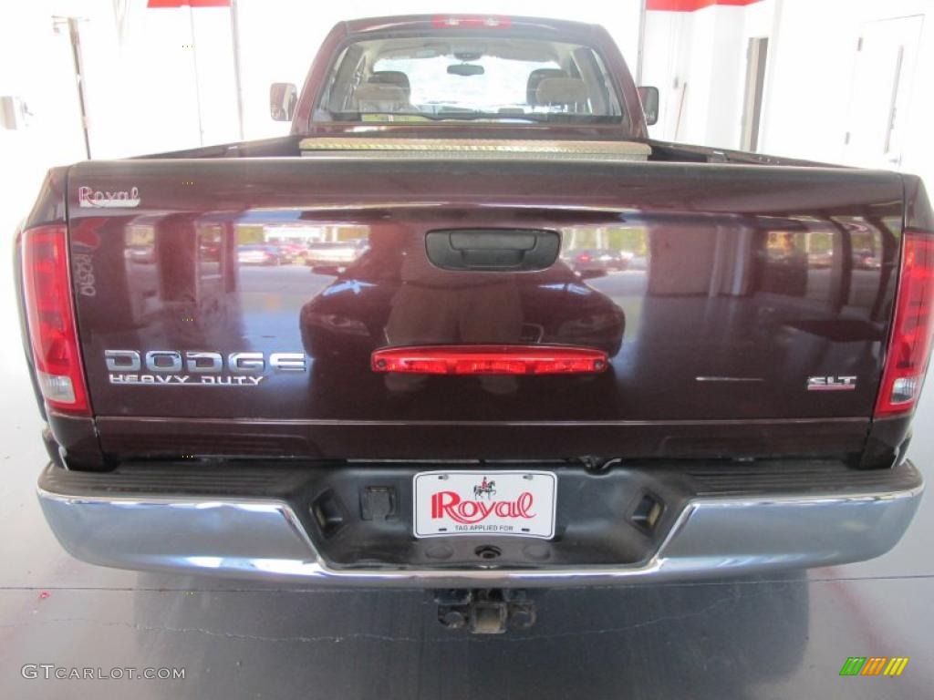 2004 Ram 3500 SLT Quad Cab Dually - Deep Molten Red Metallic / Taupe photo #5