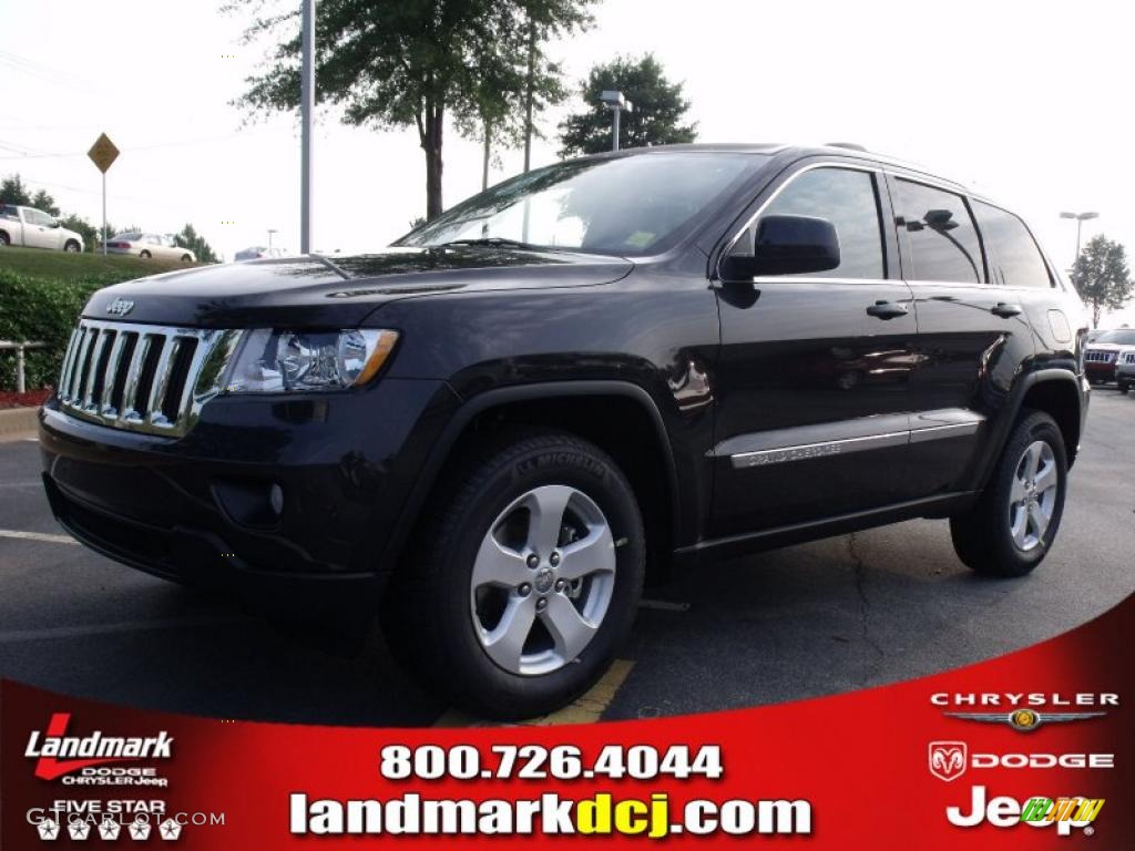 2011 Grand Cherokee Laredo X Package - Dark Charcoal Pearl / Black photo #1