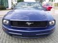 2007 Vista Blue Metallic Ford Mustang V6 Deluxe Convertible  photo #8