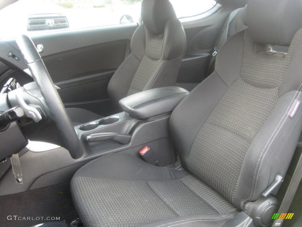 2010 Genesis Coupe 2.0T - Lime Rock Green / Black photo #13