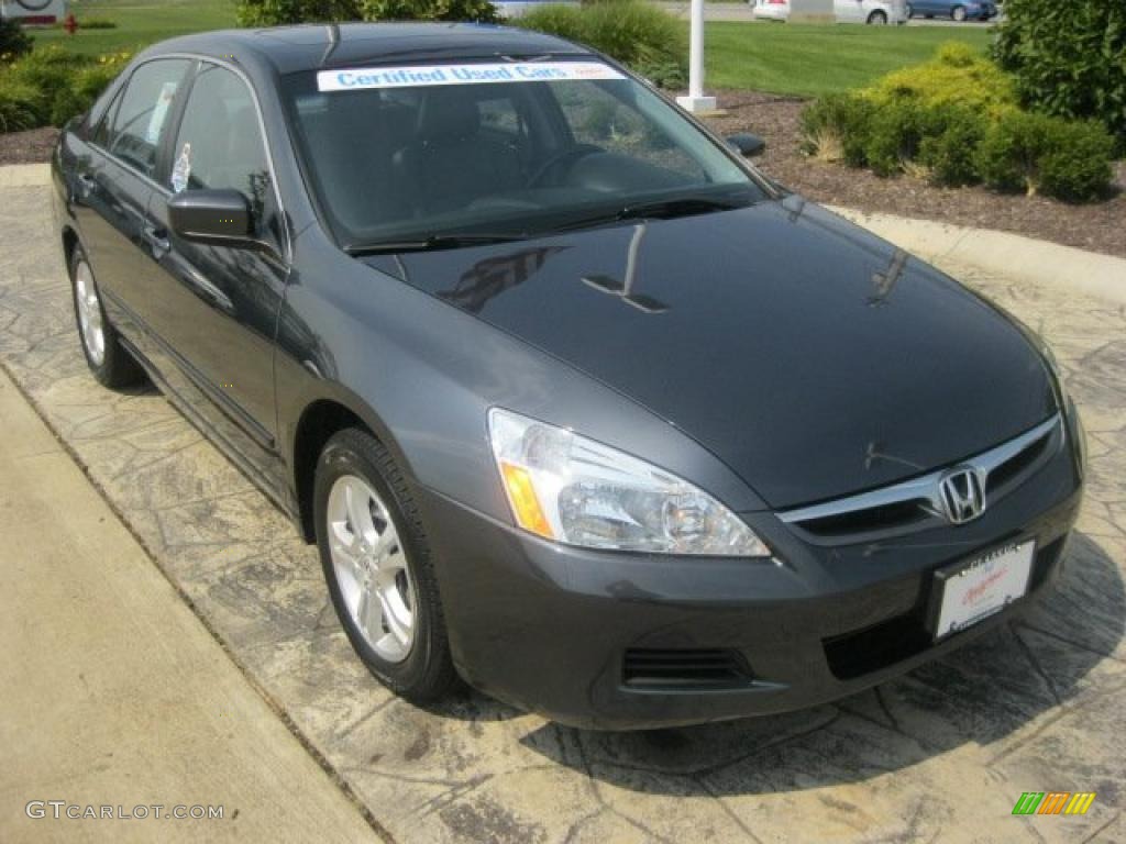 2007 Graphite Pearl Honda Accord EXL Sedan 34392733 Photo 20