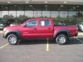 2007 Impulse Red Pearl Toyota Tacoma V6 PreRunner Double Cab  photo #4