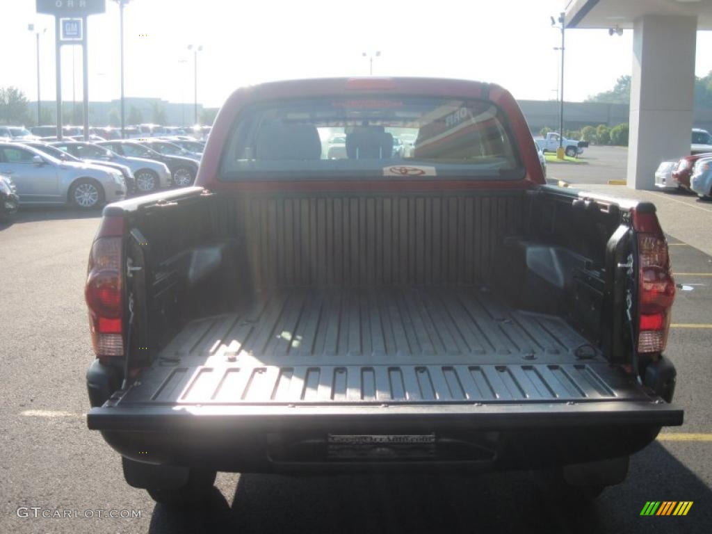 2007 Tacoma V6 PreRunner Double Cab - Impulse Red Pearl / Taupe photo #9