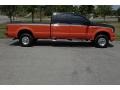 2004 Black/Competition Orange Ford F250 Super Duty Harley Davidson Crew Cab 4x4  photo #2