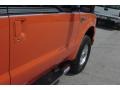 2004 Black/Competition Orange Ford F250 Super Duty Harley Davidson Crew Cab 4x4  photo #10