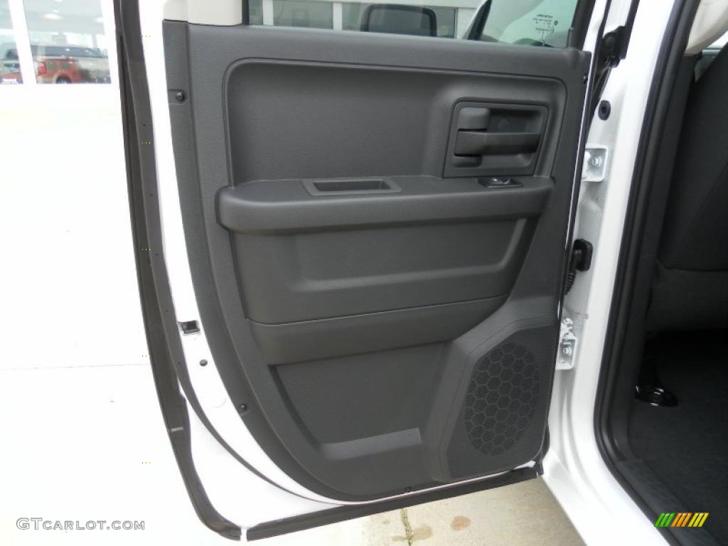 2011 Ram 1500 ST Quad Cab 4x4 - Bright White / Dark Slate Gray/Medium Graystone photo #15