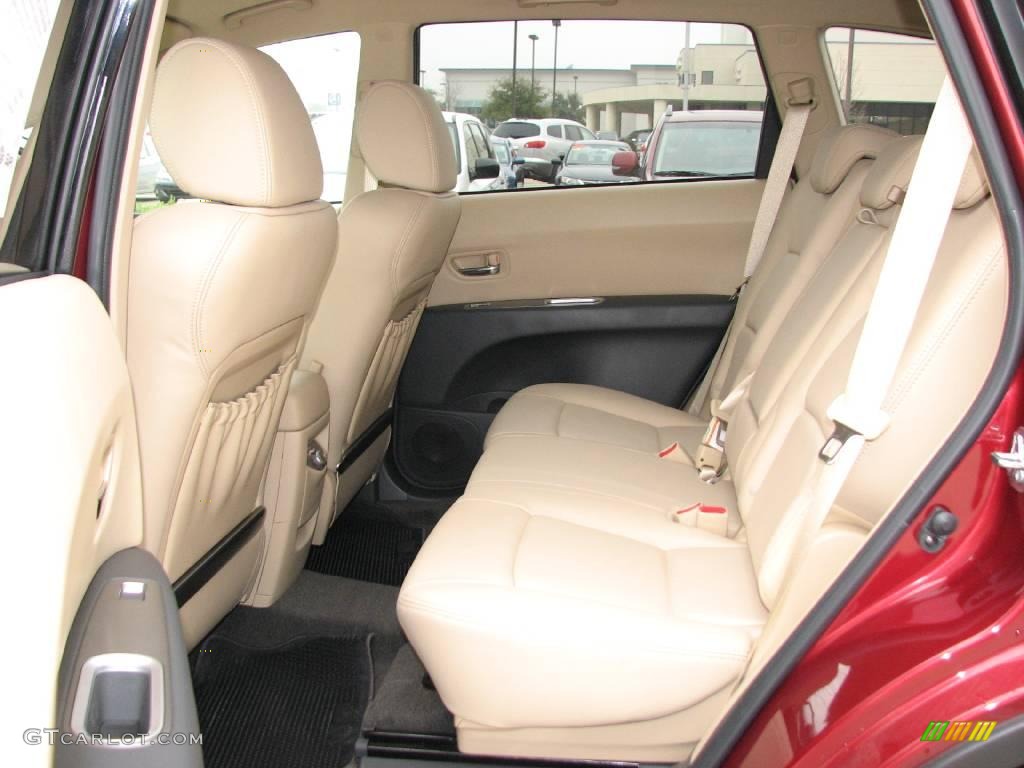 2009 Tribeca Special Edition 5 Passenger - Ruby Red Pearl / Desert Beige photo #6