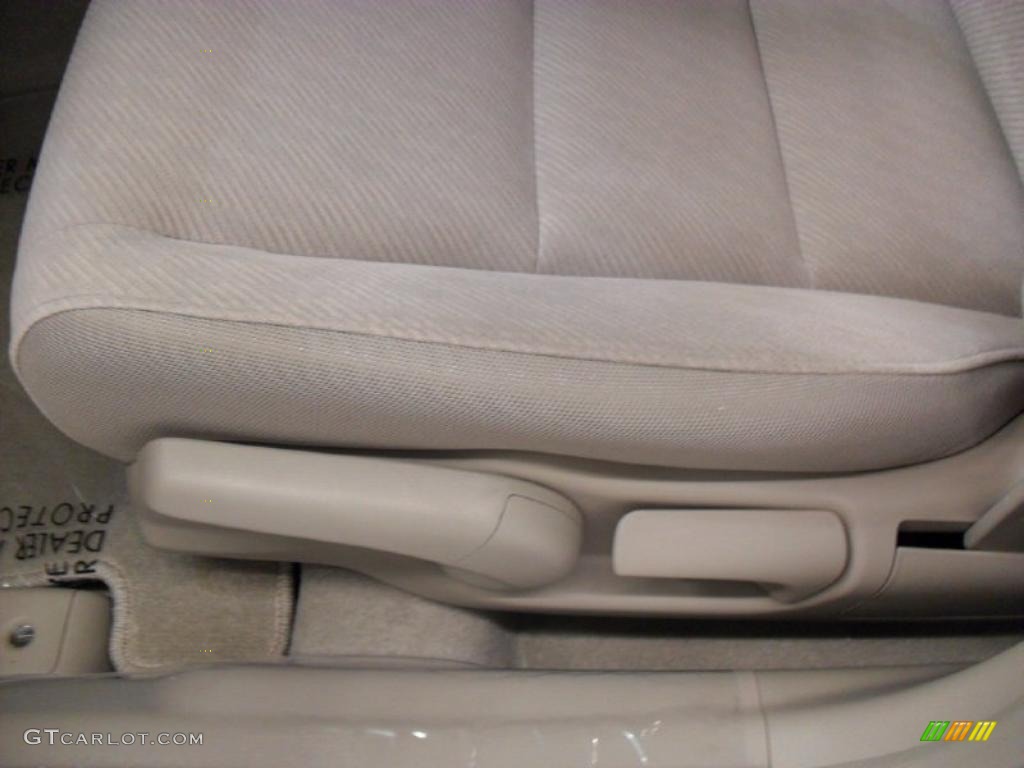 2010 Civic LX Sedan - Urban Titanium Metallic / Beige photo #9