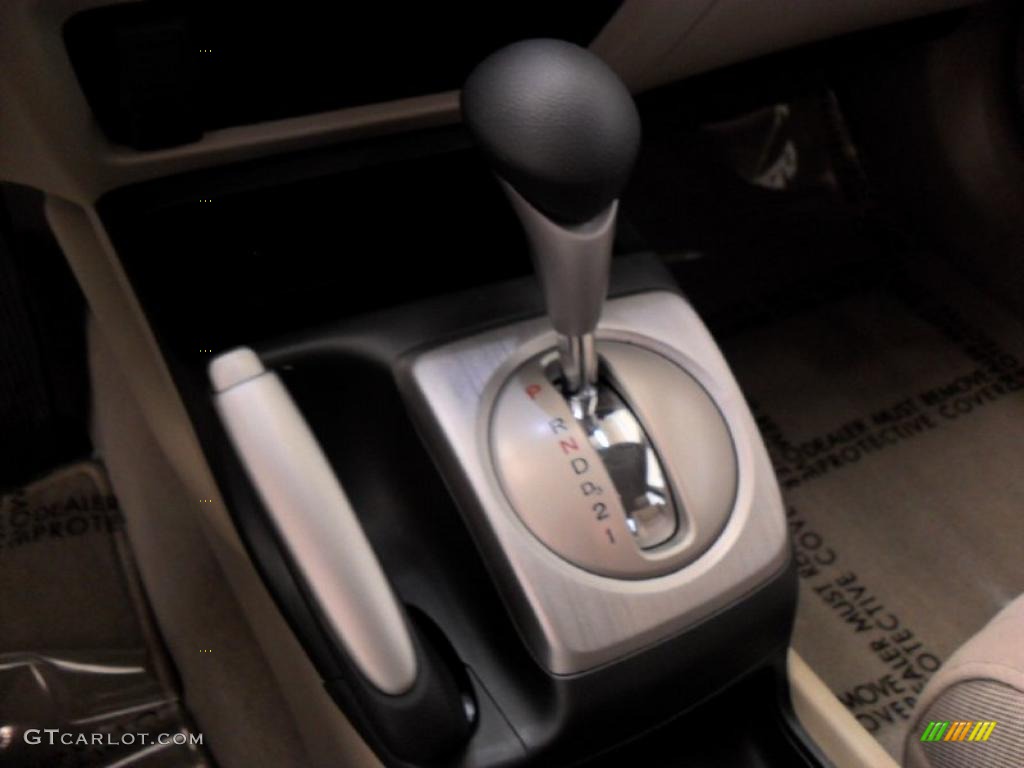 2010 Civic LX Sedan - Urban Titanium Metallic / Beige photo #11
