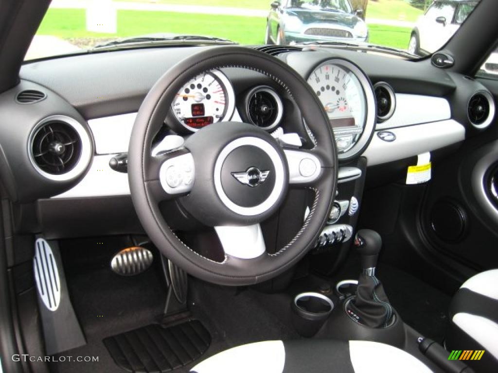 2010 Cooper S Camden 50th Anniversary Hardtop - White Silver Metallic / Camden Tech White Leather/Carbon Black photo #9