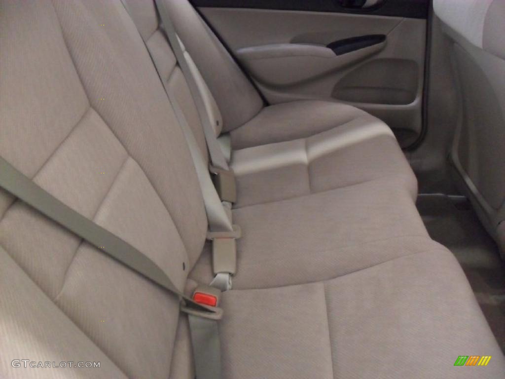 2010 Civic LX Sedan - Urban Titanium Metallic / Beige photo #20