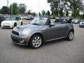 2010 Dark Silver Metallic Mini Cooper S Convertible  photo #1