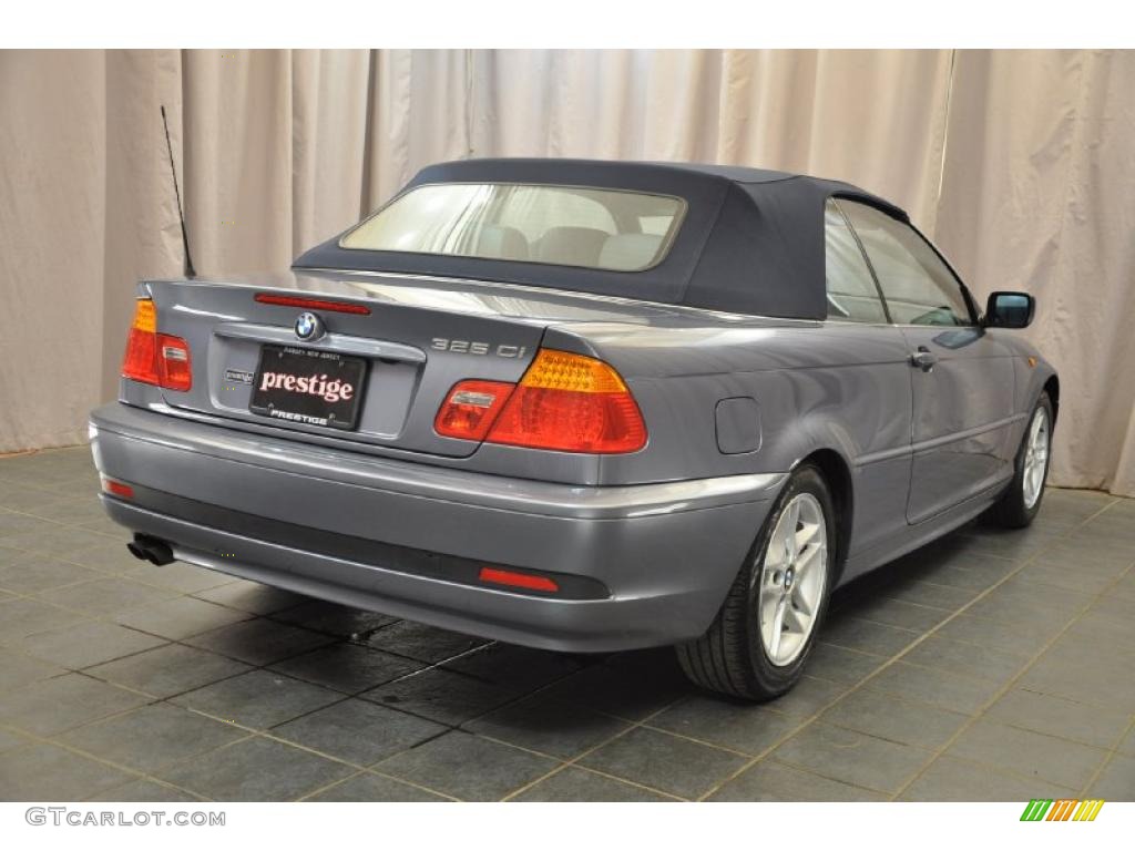 2004 3 Series 325i Convertible - Silver Grey Metallic / Grey photo #2