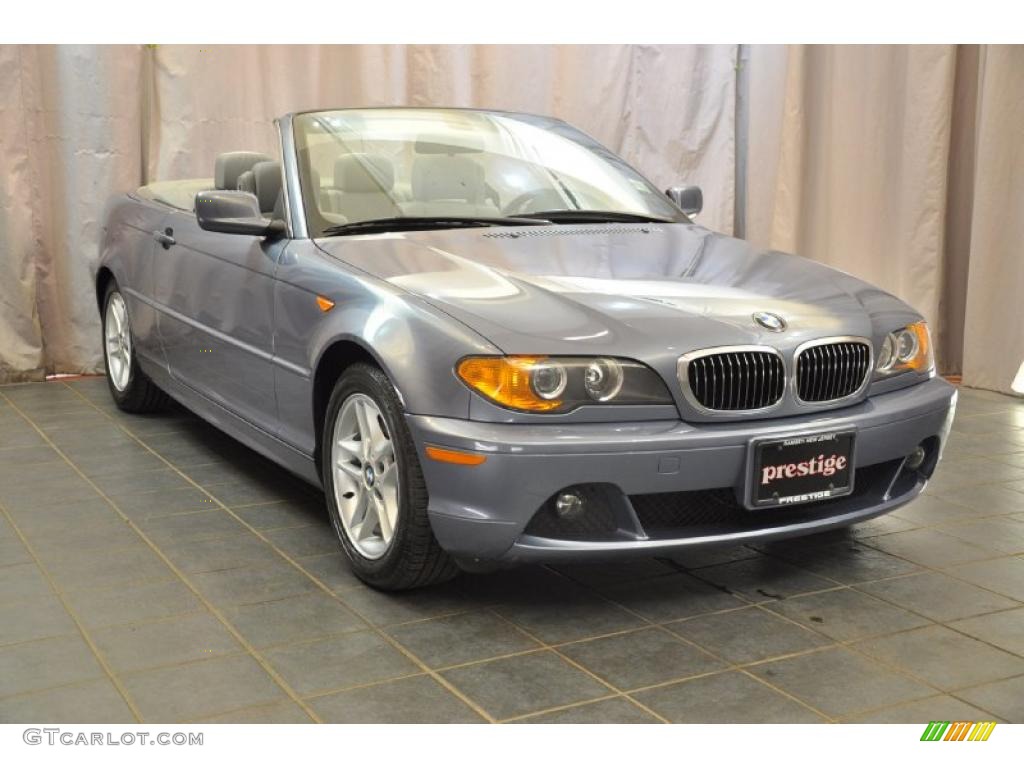 2004 3 Series 325i Convertible - Silver Grey Metallic / Grey photo #7