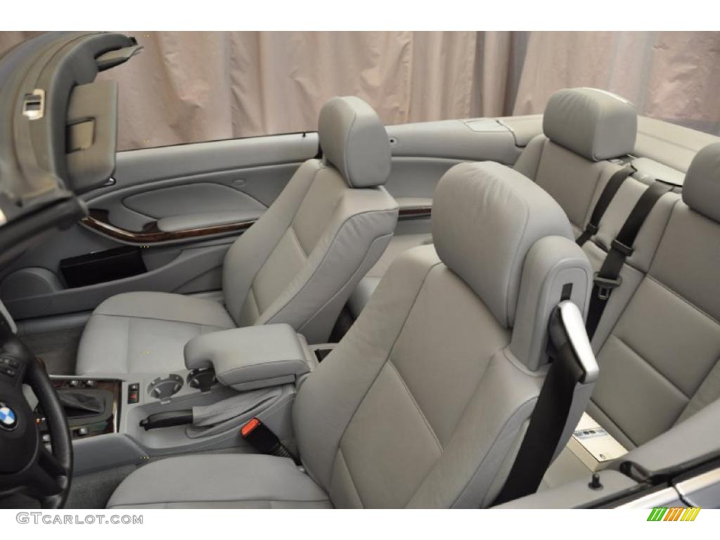2004 3 Series 325i Convertible - Silver Grey Metallic / Grey photo #8