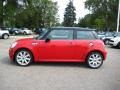 2010 Chili Red Mini Cooper S Hardtop  photo #2