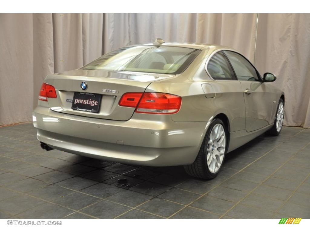2007 3 Series 328i Coupe - Platinum Bronze Metallic / Cream Beige photo #2