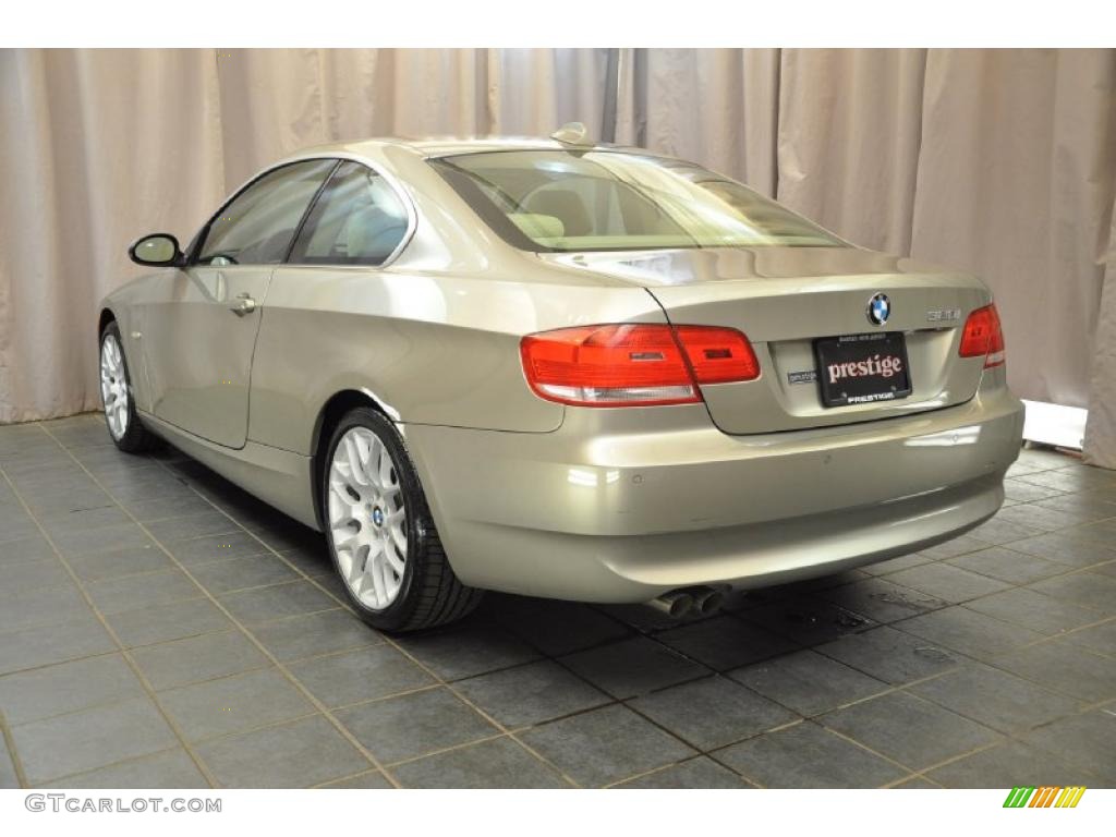 2007 3 Series 328i Coupe - Platinum Bronze Metallic / Cream Beige photo #4