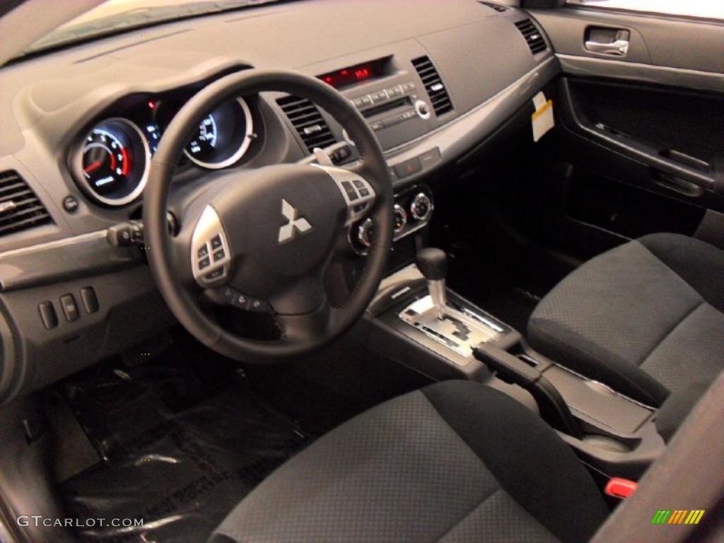 2010 Lancer Sportback GTS - Graphite Gray Pearl / Black photo #24