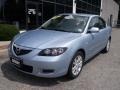 2007 Ice Blue Metallic Mazda MAZDA3 i Sport Sedan  photo #1