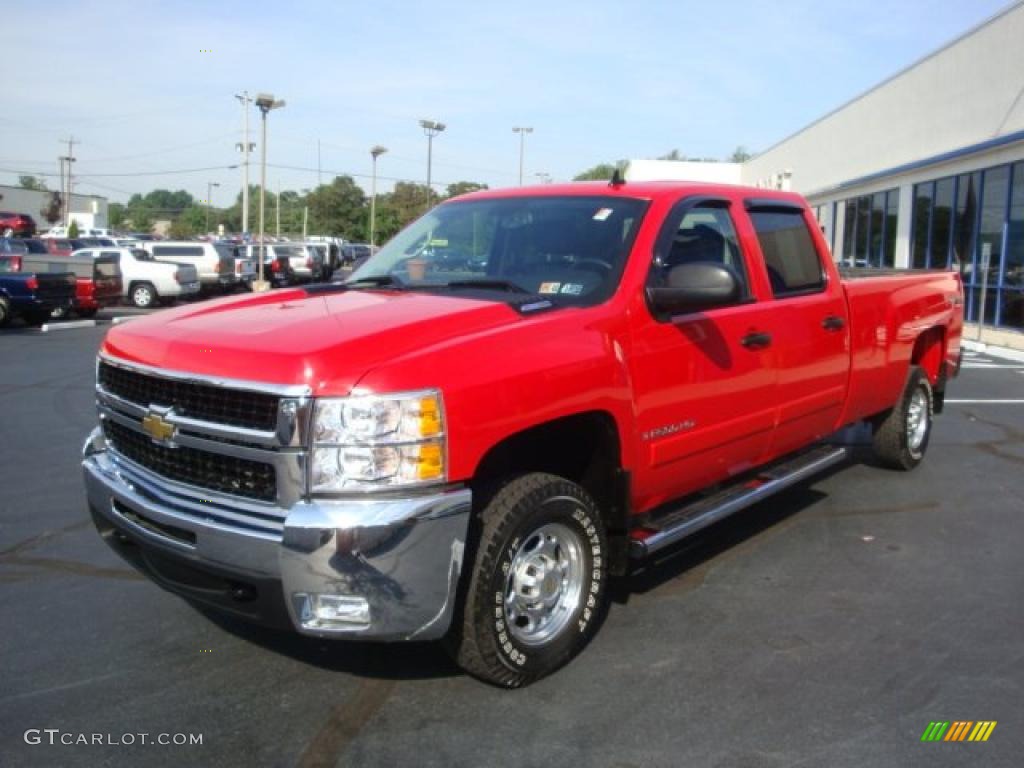 2007 Silverado 2500HD LT Crew Cab 4x4 - Sport Red Metallic / Ebony photo #7