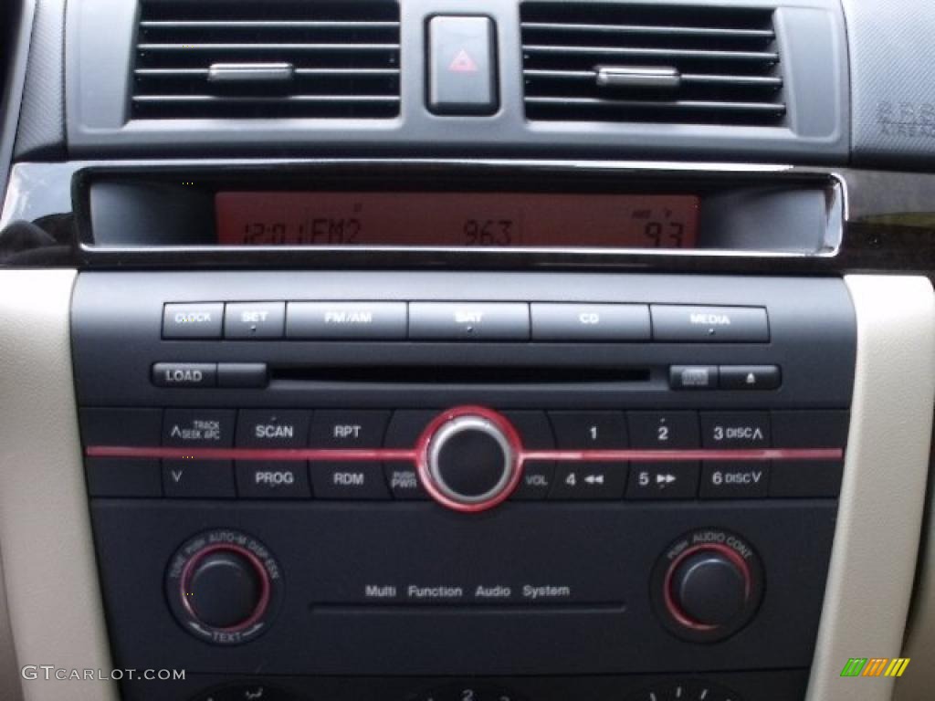 2007 MAZDA3 i Sport Sedan - Ice Blue Metallic / Beige photo #23