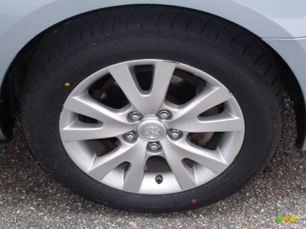 2007 MAZDA3 i Sport Sedan - Ice Blue Metallic / Beige photo #31