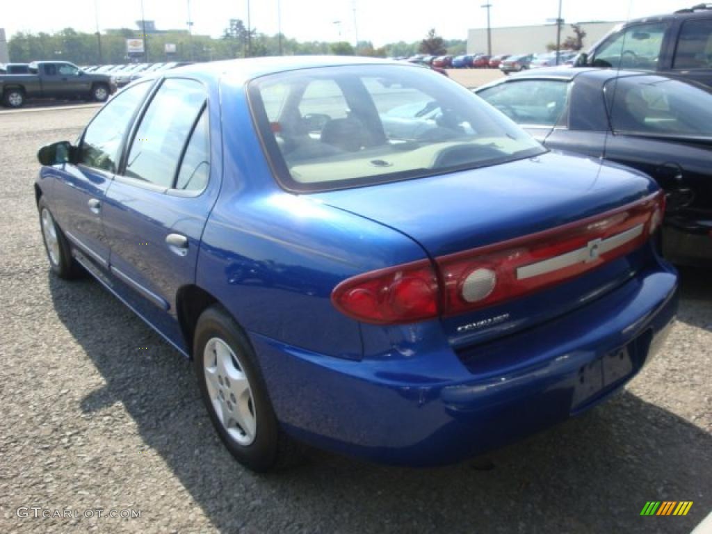 2003 Cavalier Sedan - Arrival Blue Metallic / Neutral Beige photo #3