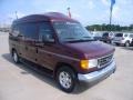 Dark Toreador Red Metallic 2006 Ford E Series Van E150 Passenger Conversion