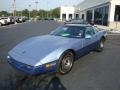 1985 Light Blue Metallic Chevrolet Corvette Coupe  photo #7