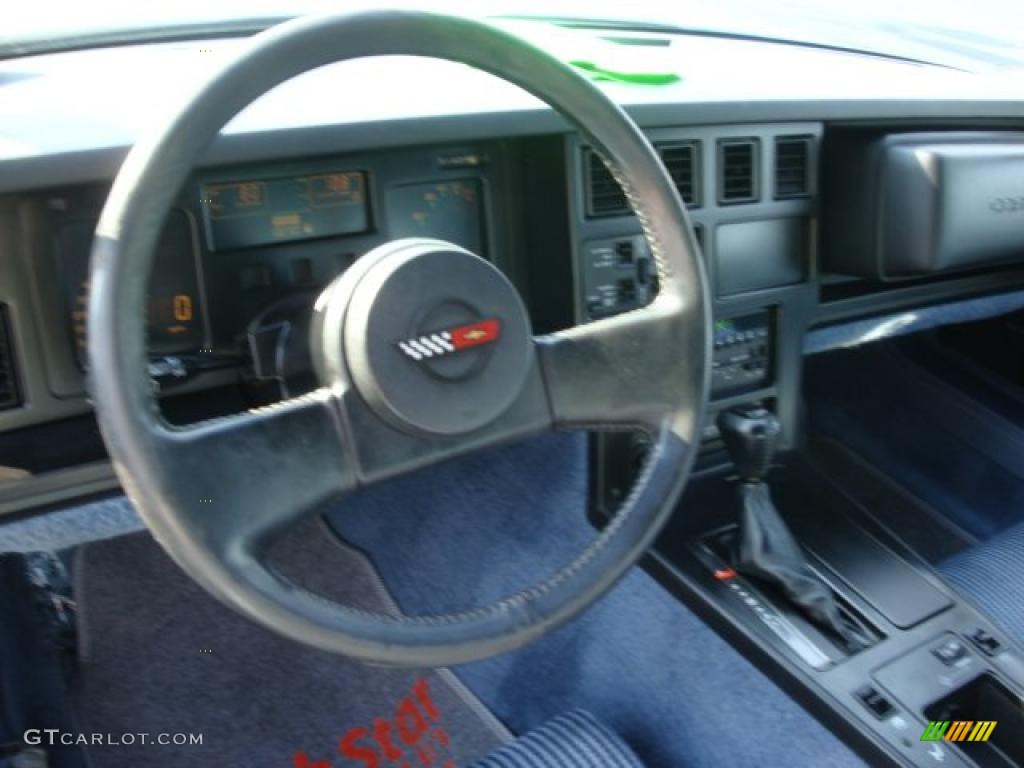 1985 Corvette Coupe - Light Blue Metallic / Medium Blue photo #12