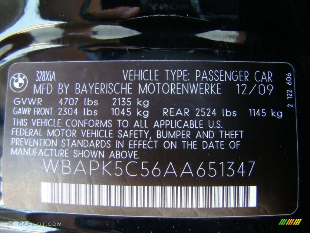 2010 3 Series 328i xDrive Sedan - Jet Black / Beige photo #15