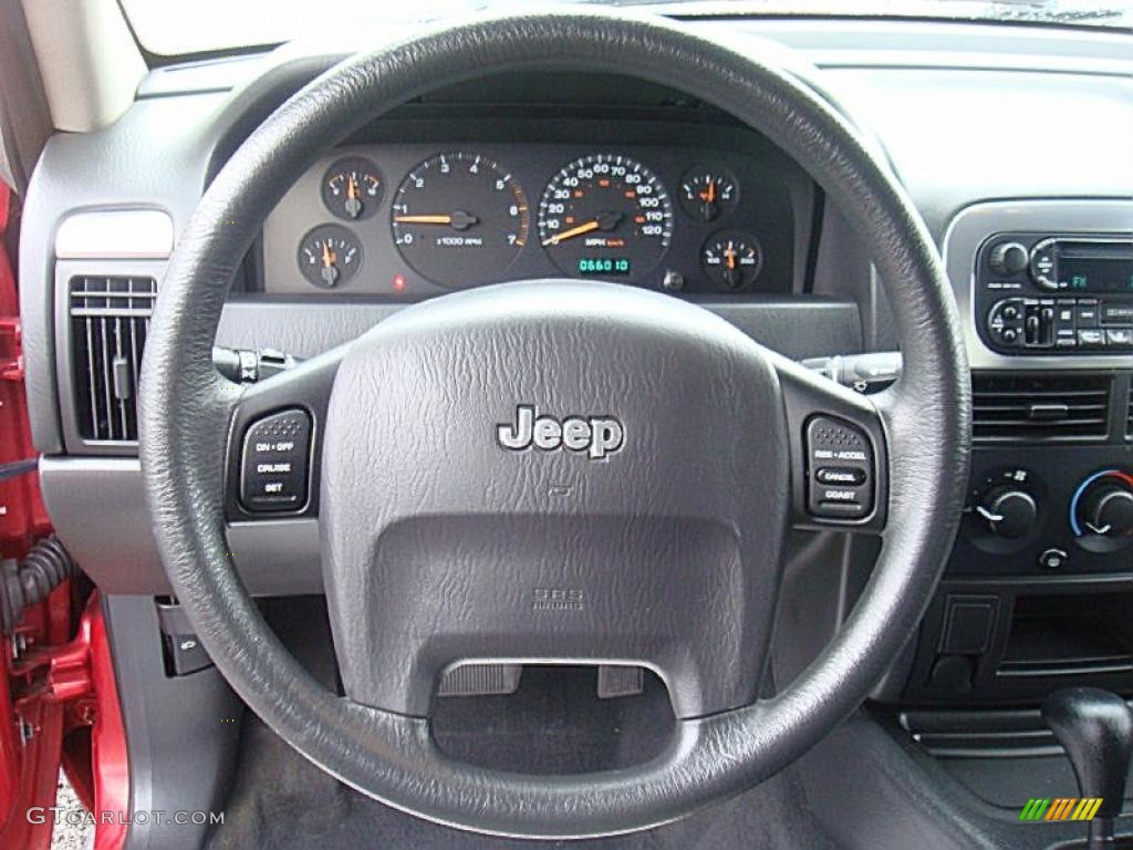 2004 Grand Cherokee Laredo 4x4 - Inferno Red Pearl / Dark Slate Gray photo #21