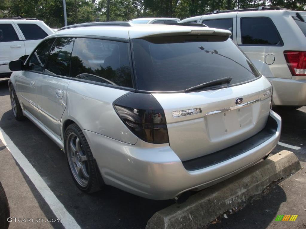 2005 Legacy 2.5 GT Limited Wagon - Brilliant Silver Metallic / Charcoal Black photo #3