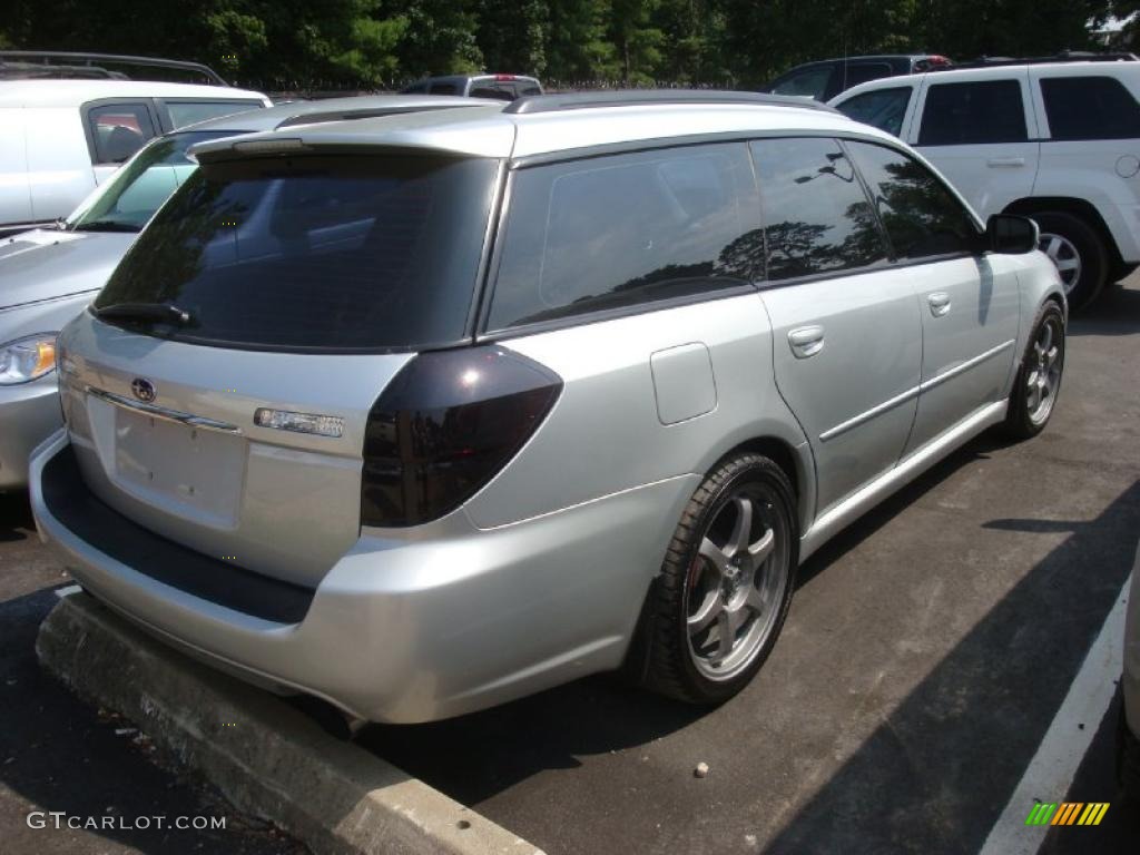 2005 Legacy 2.5 GT Limited Wagon - Brilliant Silver Metallic / Charcoal Black photo #4