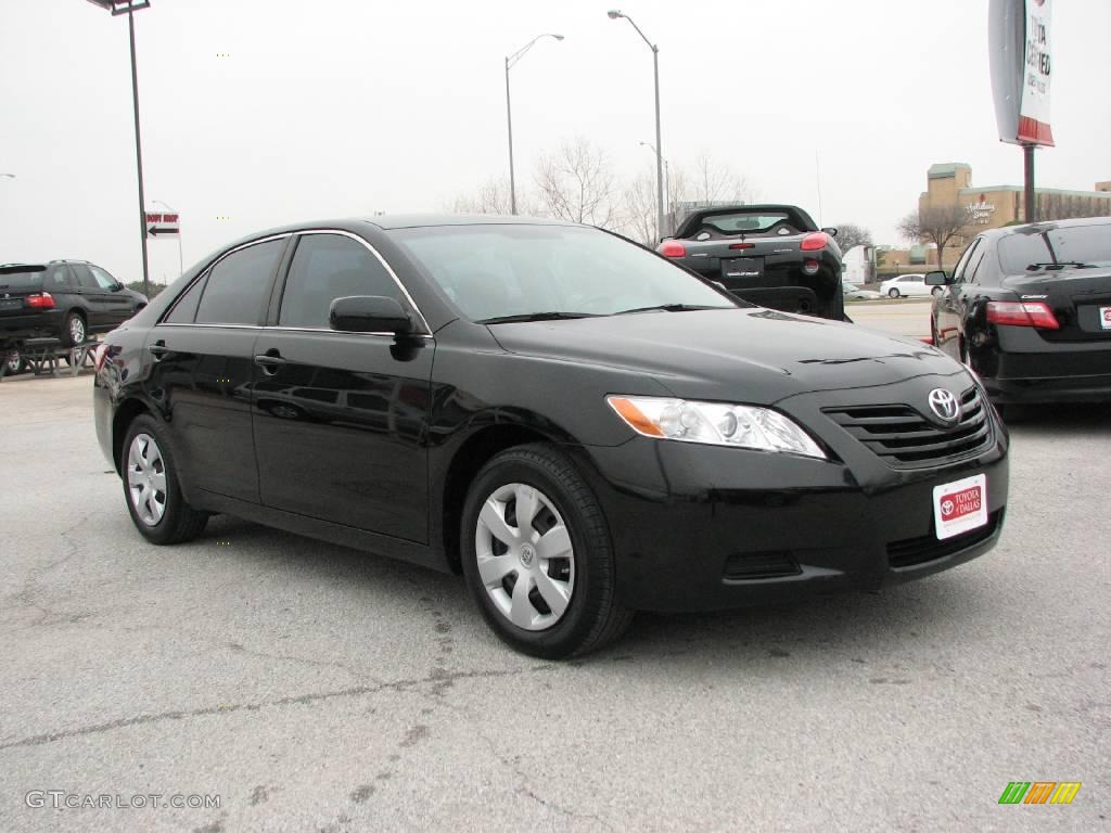 2007 Camry LE - Black / Ash photo #4