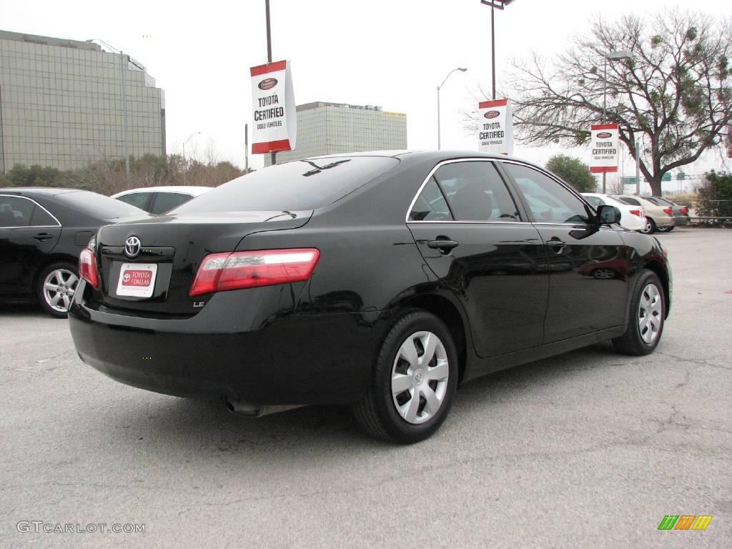 2007 Camry LE - Black / Ash photo #6