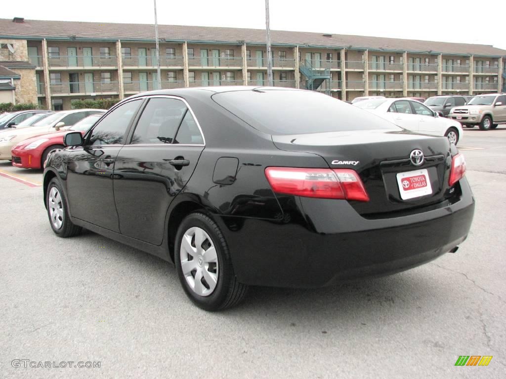 2007 Camry LE - Black / Ash photo #8