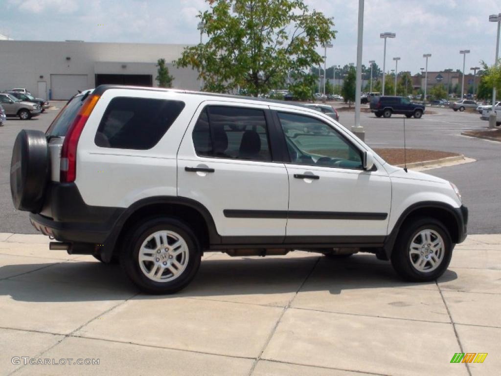 2003 CR-V EX 4WD - Taffeta White / Black photo #5