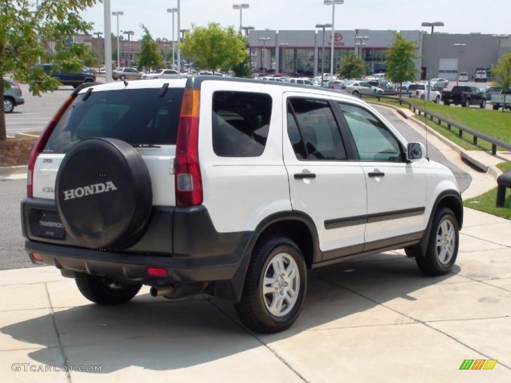 2003 CR-V EX 4WD - Taffeta White / Black photo #6