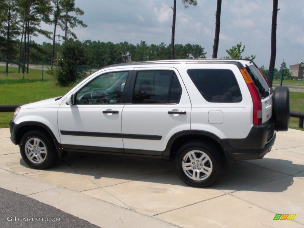 2003 CR-V EX 4WD - Taffeta White / Black photo #9