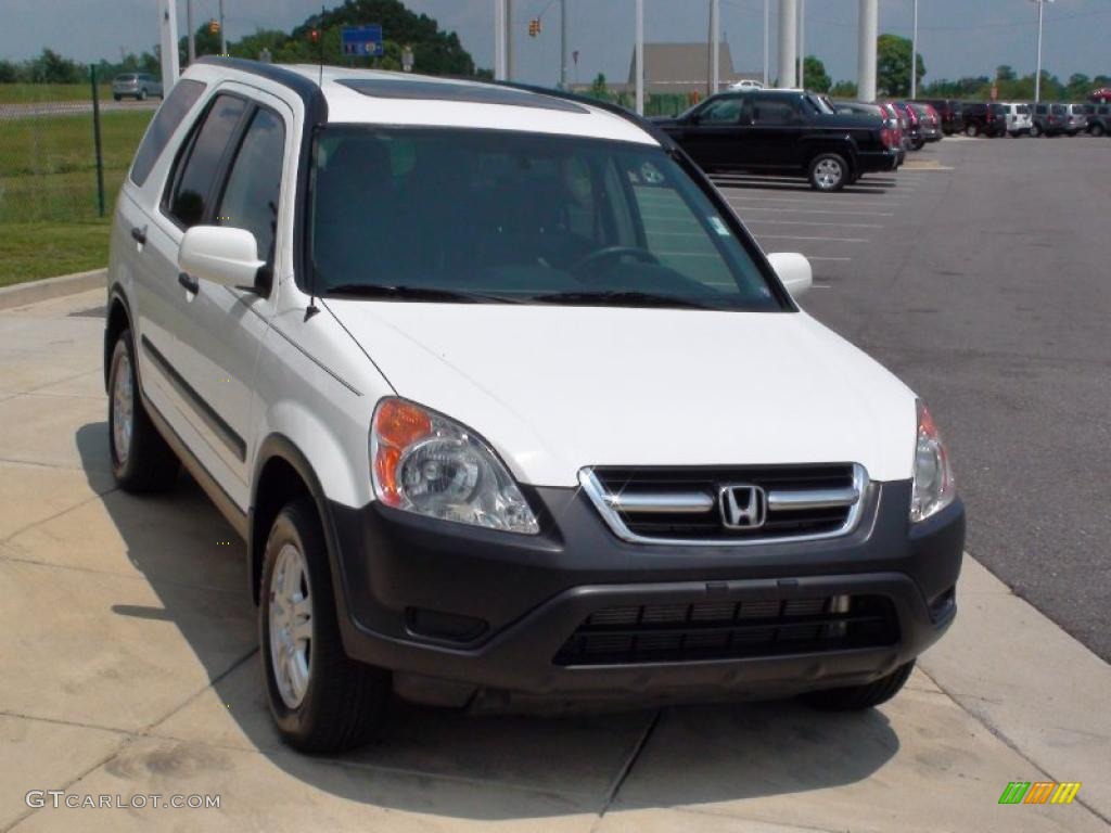 2003 CR-V EX 4WD - Taffeta White / Black photo #14