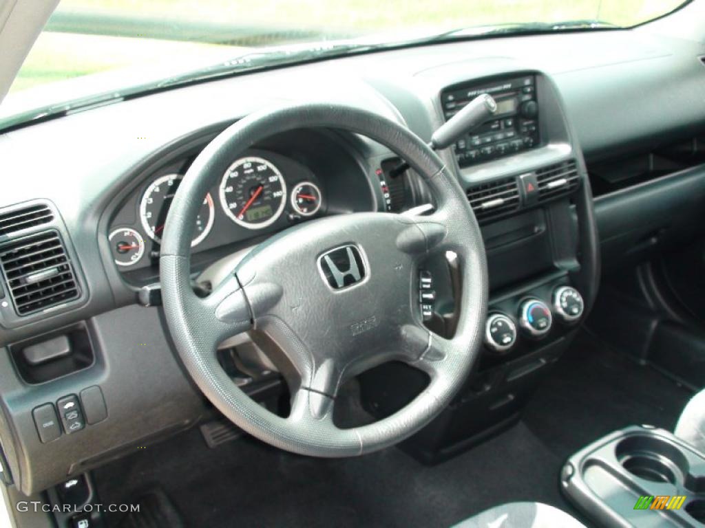 2003 CR-V EX 4WD - Taffeta White / Black photo #17