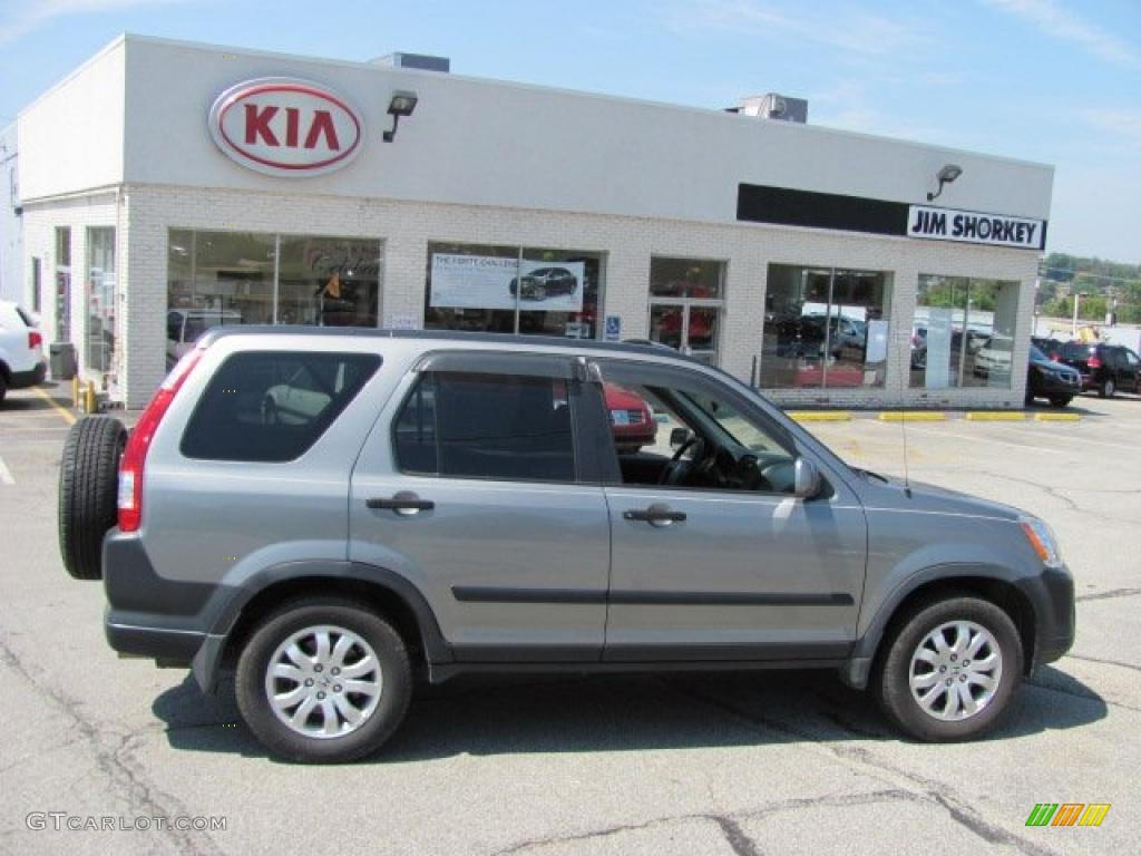 2006 CR-V EX 4WD - Silver Moss Metallic / Black photo #2