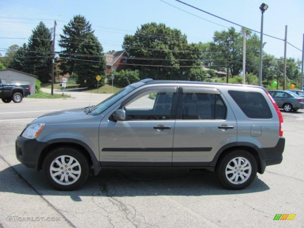 2006 CR-V EX 4WD - Silver Moss Metallic / Black photo #6