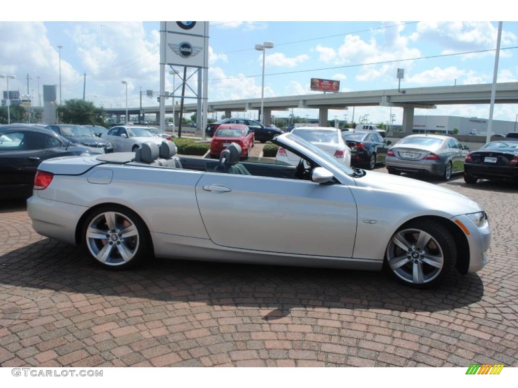 2007 3 Series 335i Convertible - Titanium Silver Metallic / Grey photo #6