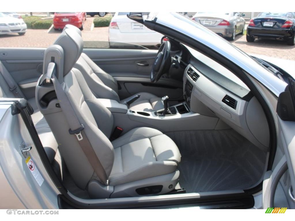 2007 3 Series 335i Convertible - Titanium Silver Metallic / Grey photo #9