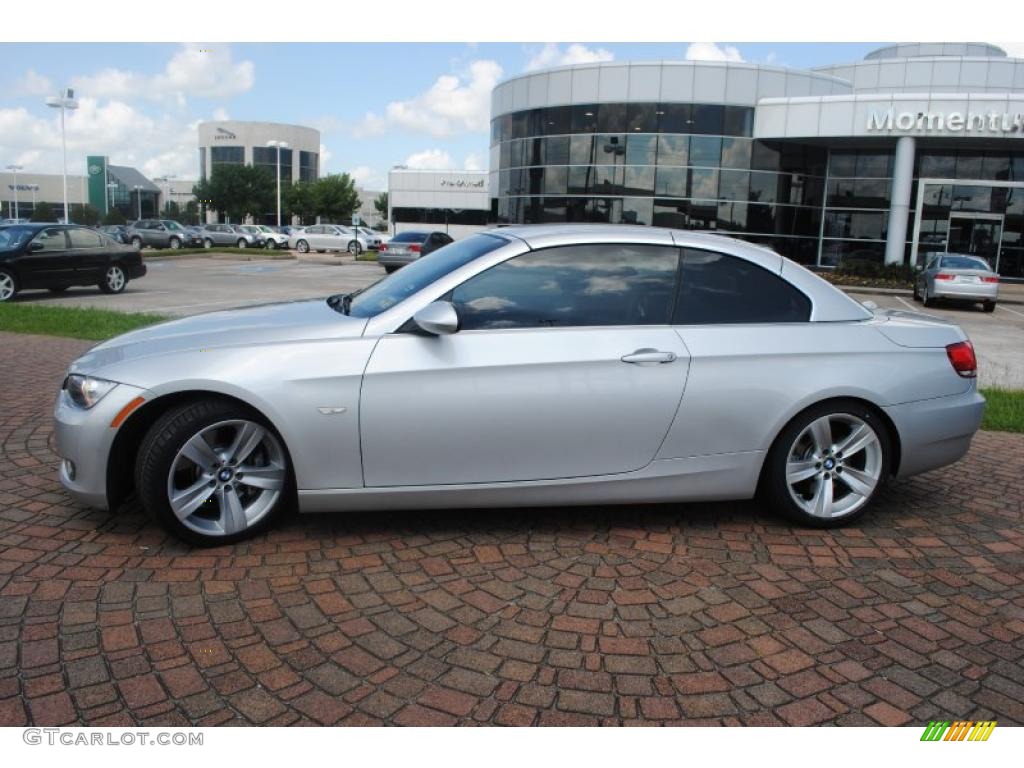 2007 3 Series 335i Convertible - Titanium Silver Metallic / Grey photo #17