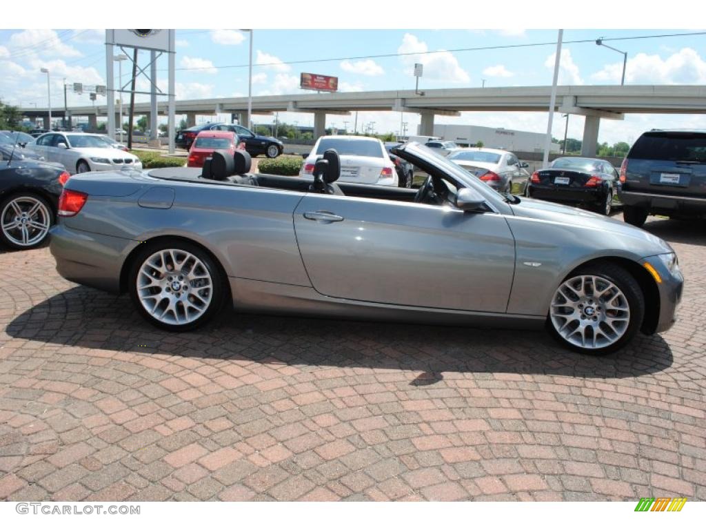 2009 3 Series 328i Convertible - Space Grey Metallic / Black photo #6