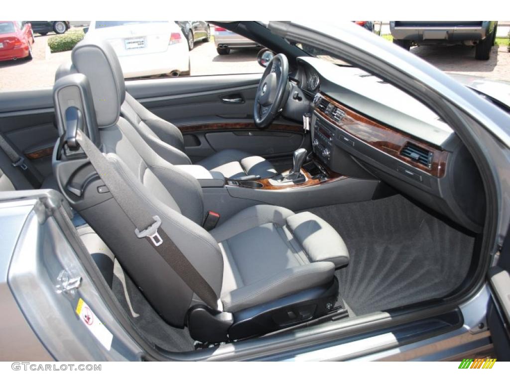 2009 3 Series 328i Convertible - Space Grey Metallic / Black photo #9